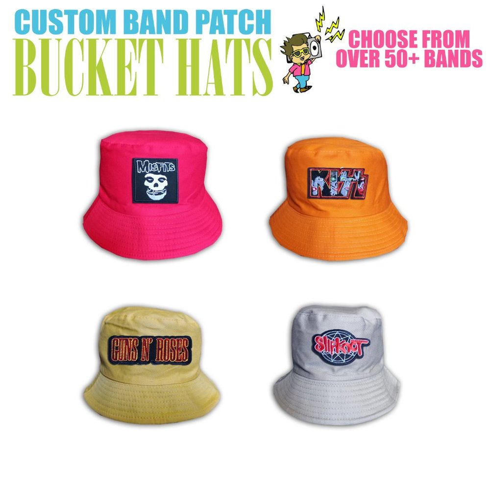 Custom Band Patch Bucket Hats - Picture 8 of 17